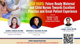 QUO VADIS Future Ready Maternal and Child Nurses Webinar